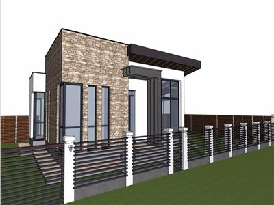 Sabareni-Casa pe un singur nivel, individuala, curte 600 mp, finisaje top